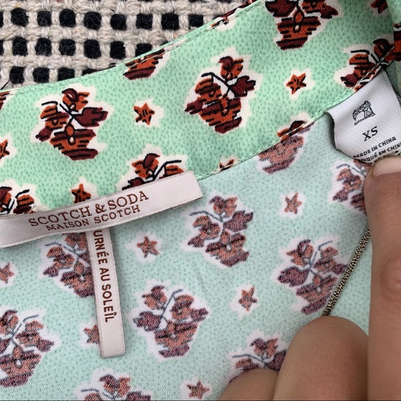 NWT Scotch & Soda Journee au Soleil Silky ½ Sleeve Robe size XS - Picture 6 of 6